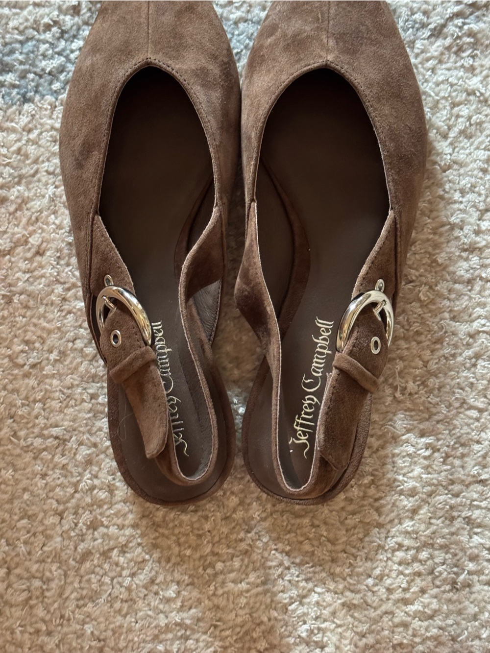 NEW Jeffrey Campbell Scone Slingback Pointed Toe Flat - Picture 9 of 11